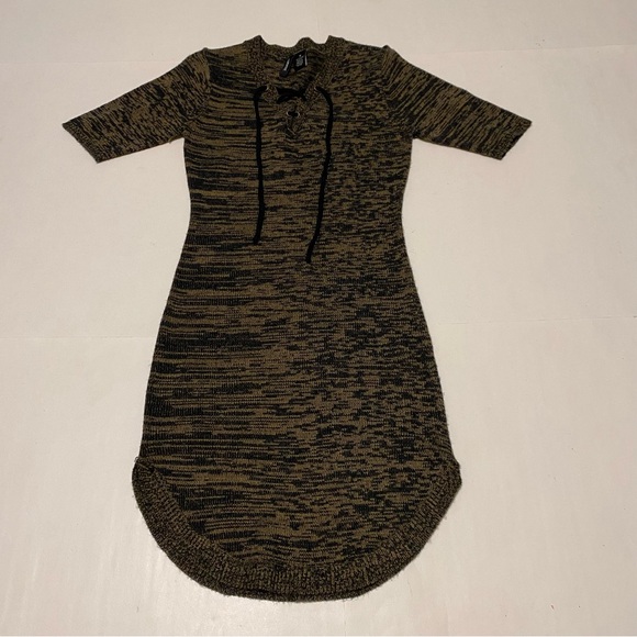 No Comment Dresses & Skirts - 25. ⭐️ No Comment black & tan sweater dress size medium